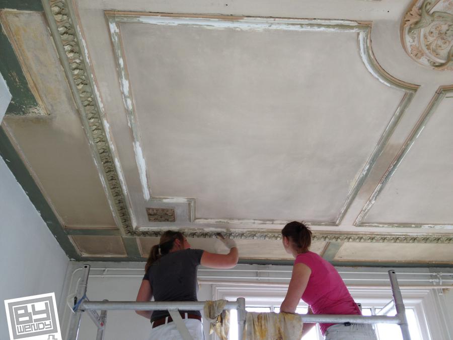 Plafond terug in oude staat Arnhem