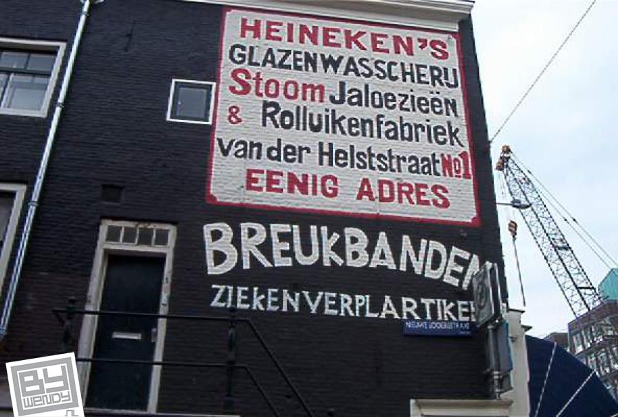 Vijzelgracht 37 Gevelreclame Amsterdam